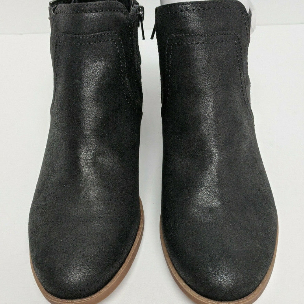 GUC Fergalicious Women's Banger Cut out Black Booties - Picture 2 of 8